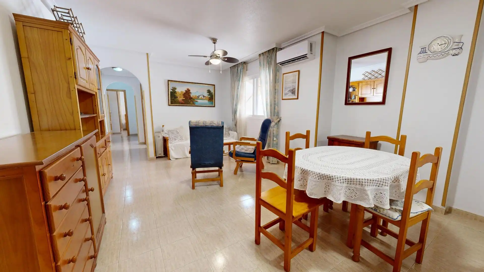 Dining room of Apartments for rent in Torrevieja  with Air Conditioner and Furnished