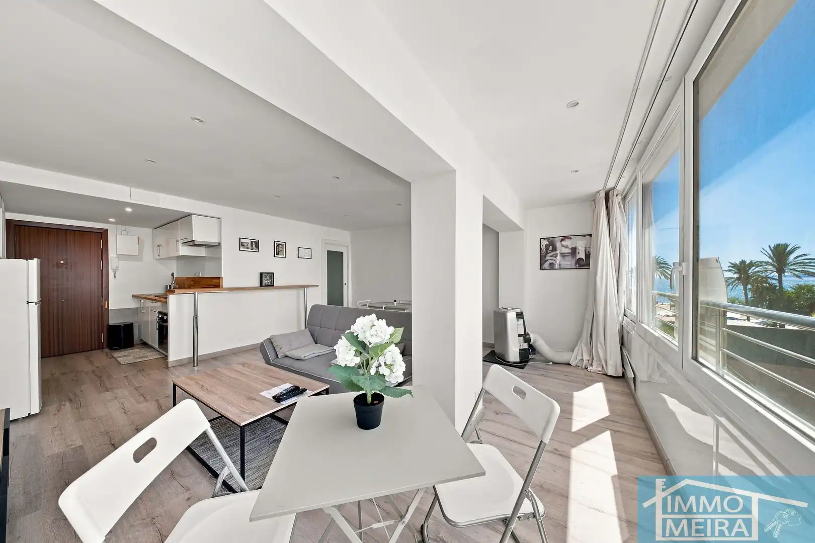 Sala de estar de Apartamento en venta en Roses con Aire acondicionado, Calefacción y Terraza