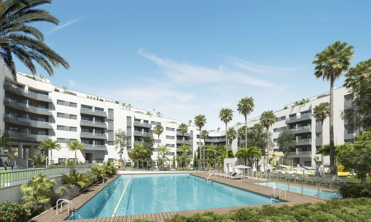 Piscina de Pis de lloguer en Mijas amb Aire condicionat, Terrassa i Piscina comunitària