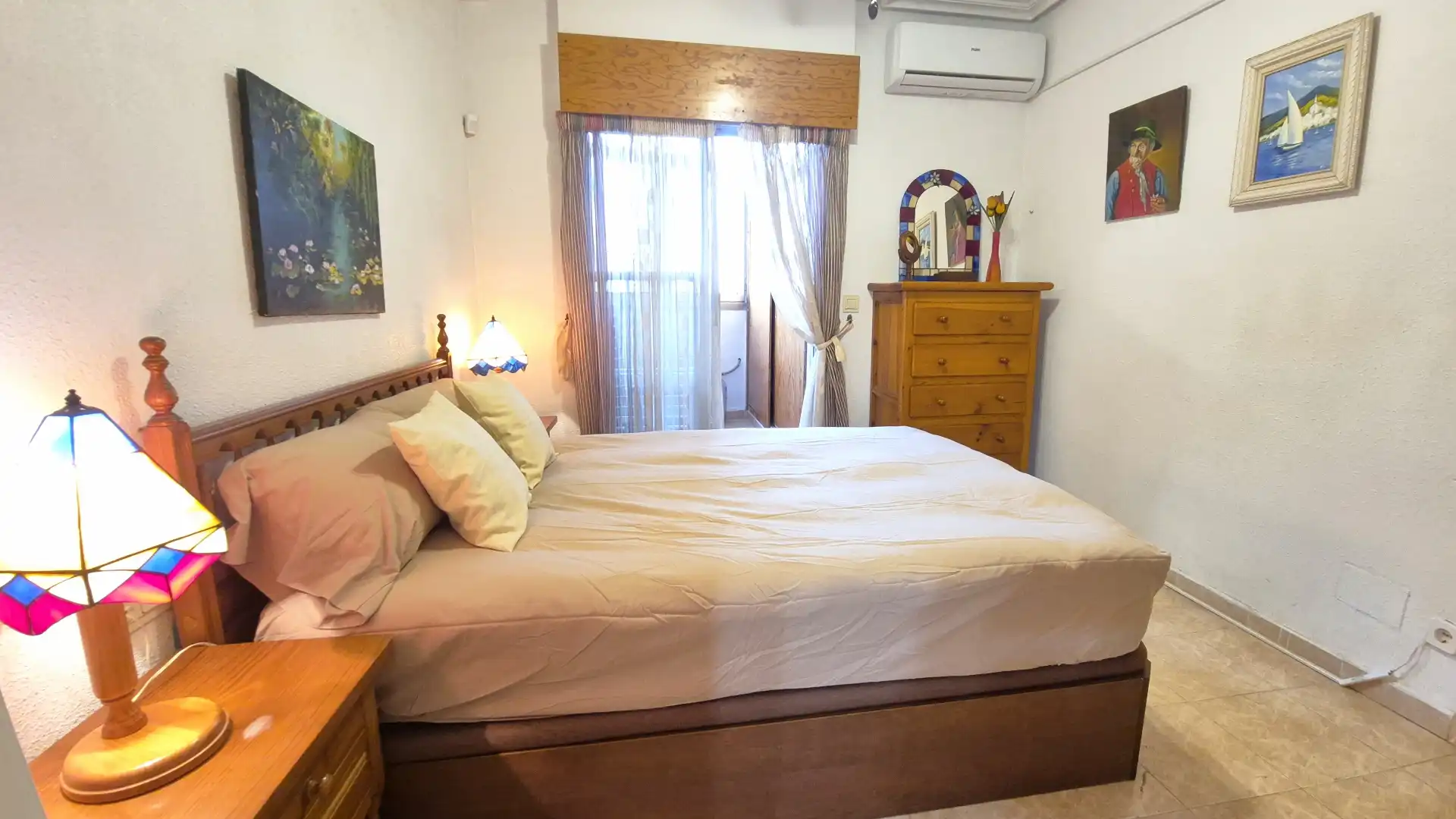 Schlafzimmer von Wohnungen zum Verkauf in Guardamar del Segura mit Klimaanlage, Terrasse und Möbliert