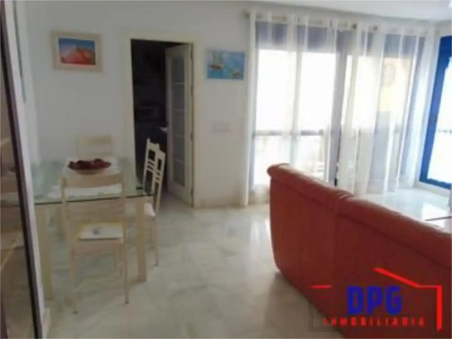 Sala de estar de Ático de alquiler en Garrucha con Aire acondicionado, Trastero y Piscina