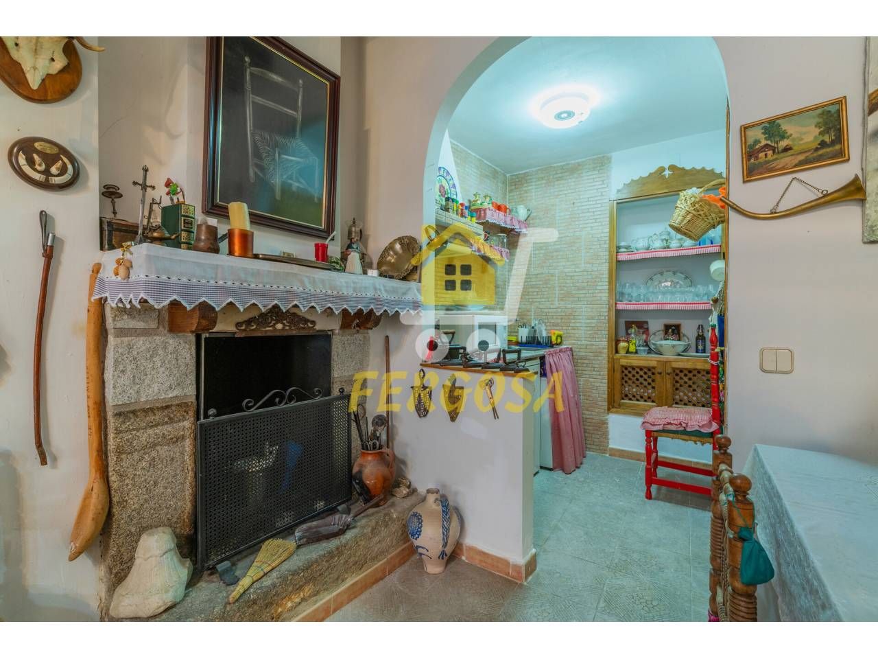 Cocina de Casa o chalet en venta en Nombela con Aire acondicionado y Amueblado