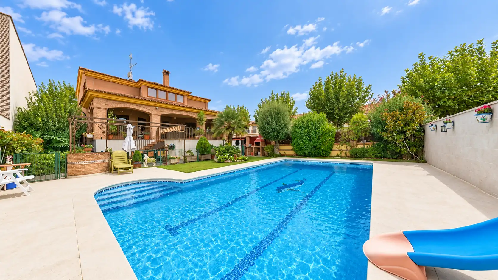 Piscina de Casa o chalet en venta en Pepino con Aire acondicionado, Calefacción y Jardín privado