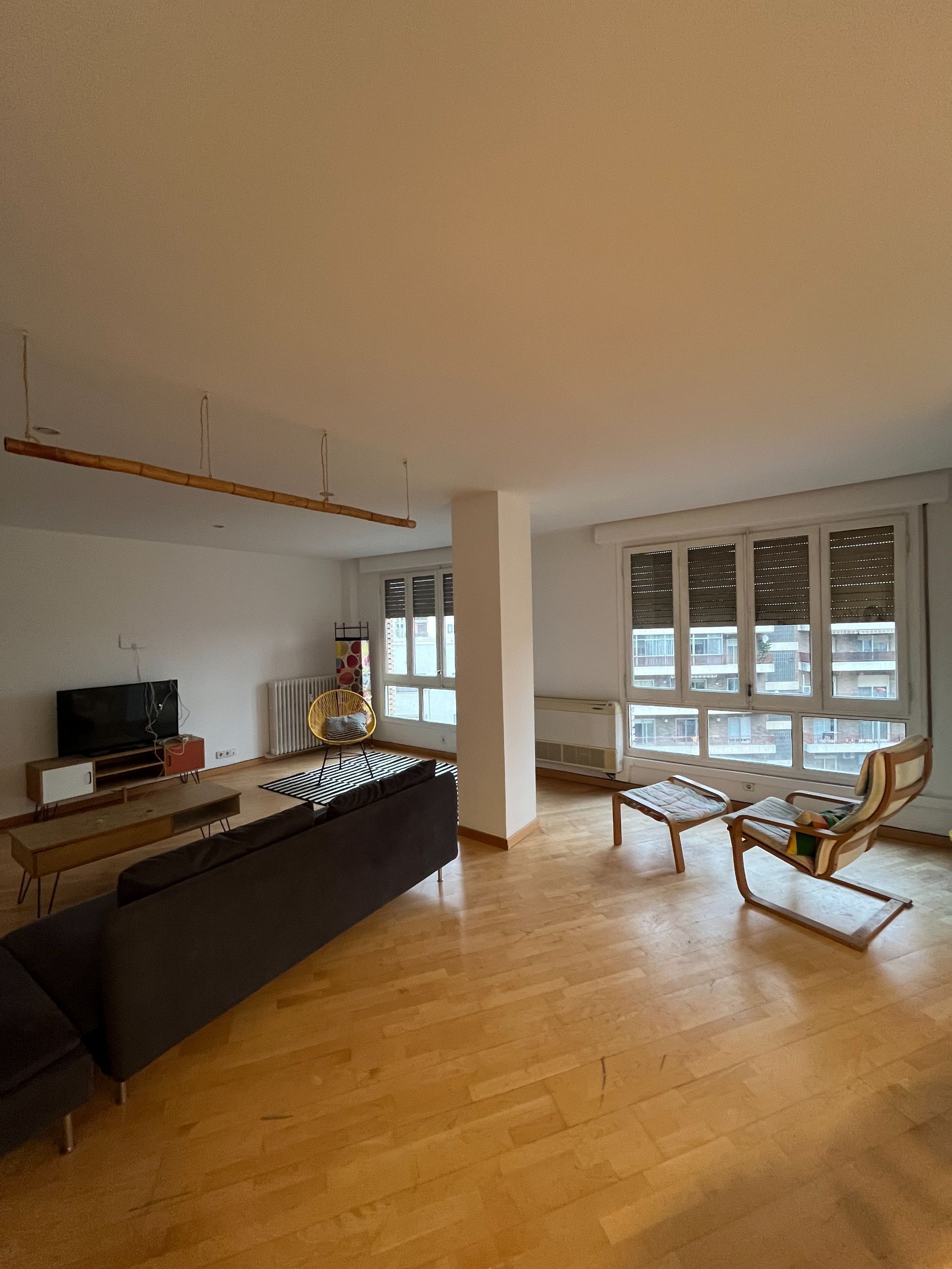 Living room of Flat to rent in  Lleida Capital  with Air Conditioner and Furnished