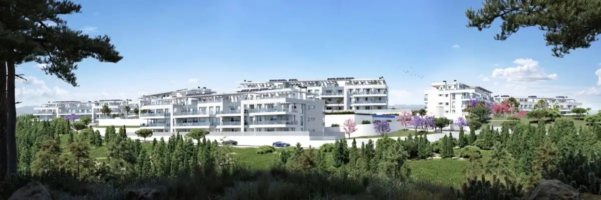 Vista exterior de Ático en venta en Mijas con Aire acondicionado, Calefacción y Jardín privado