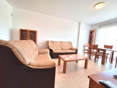 Sala d'estar de Apartament en venda en Calpe / Calp amb Aire condicionat, Calefacció i Terrassa