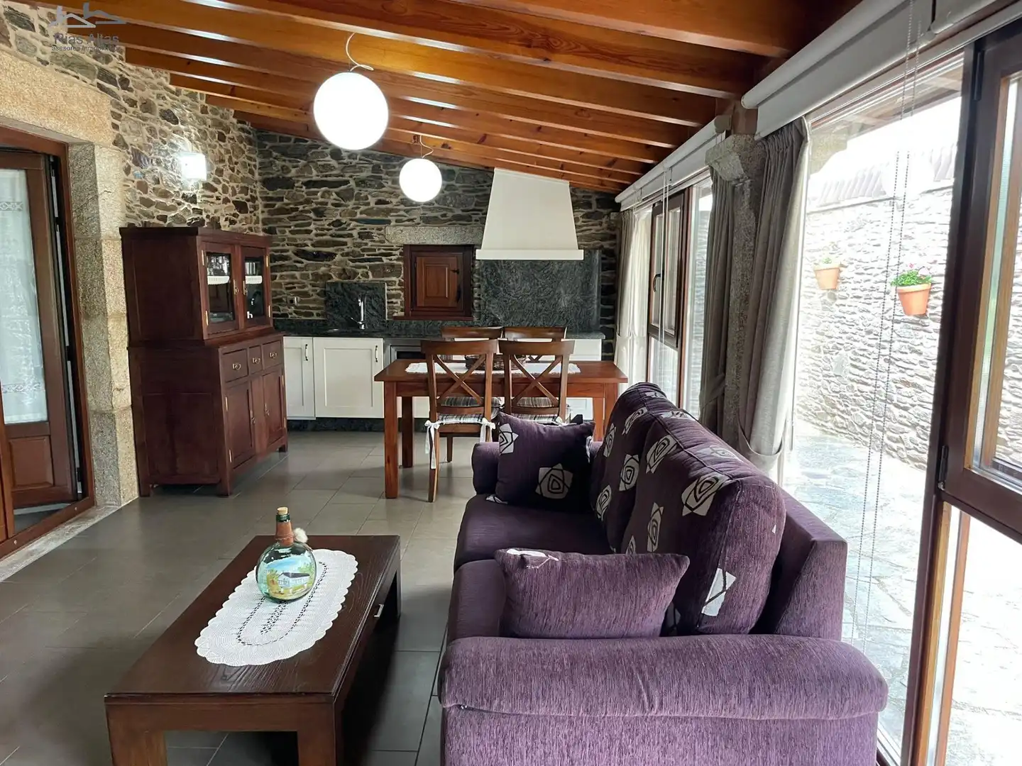 Sala de estar de Casa o chalet en venta en Ordes con Jardín privado y Trastero
