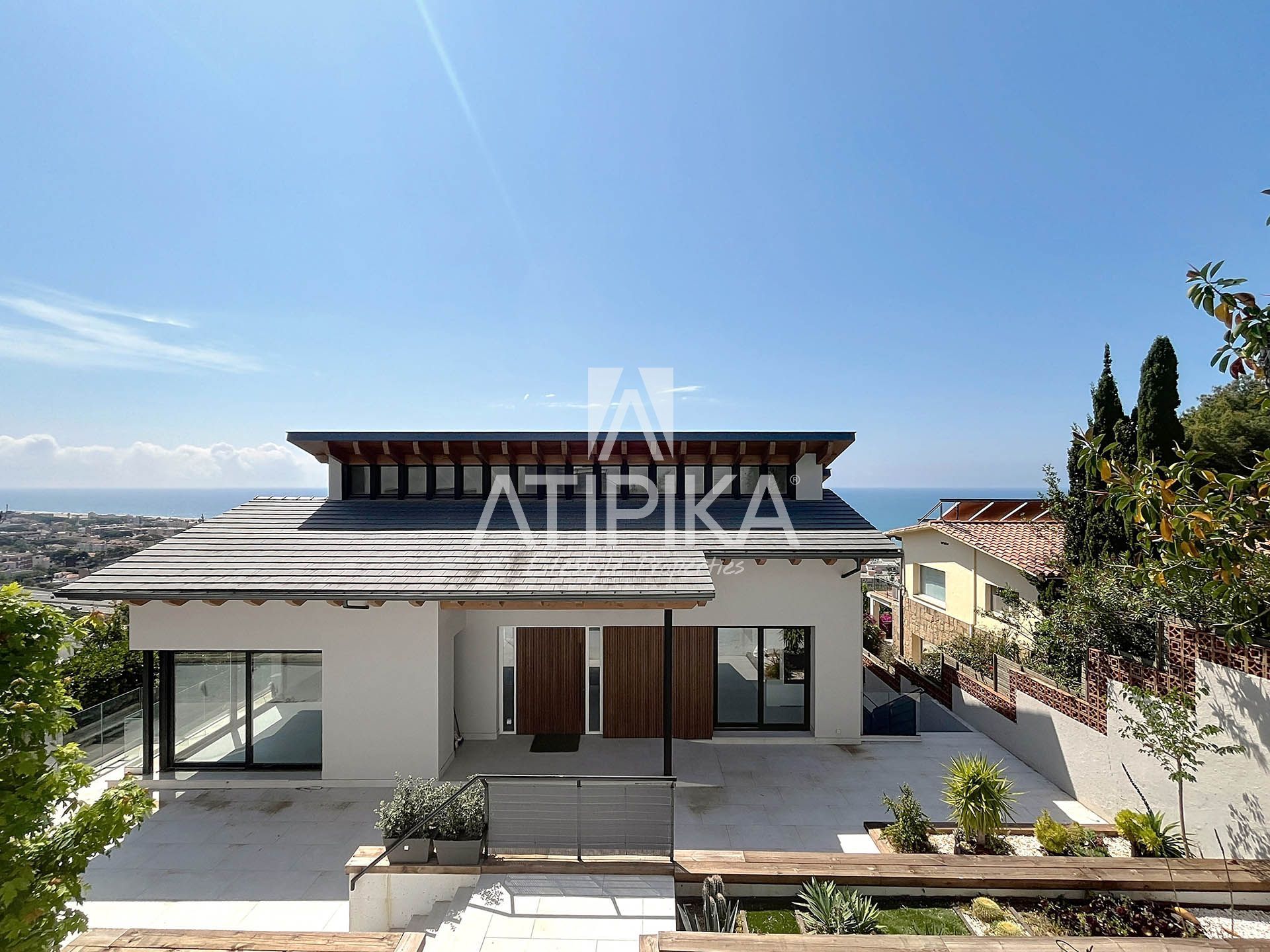 Exterior view of House or chalet to rent in Castelldefels  with Air Conditioner, Heating and Terrace