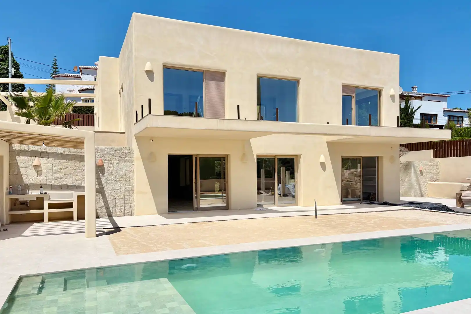 Exterior view of Houses for sale in Jávea / Xàbia  with Air Conditioner, Heating and Private garden