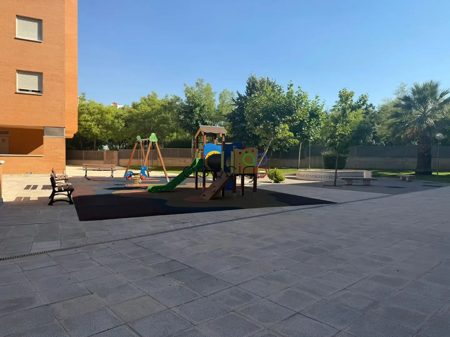 Terrace of Flat for sale in Fuenlabrada  with Heating, Storage room and Swimming Pool