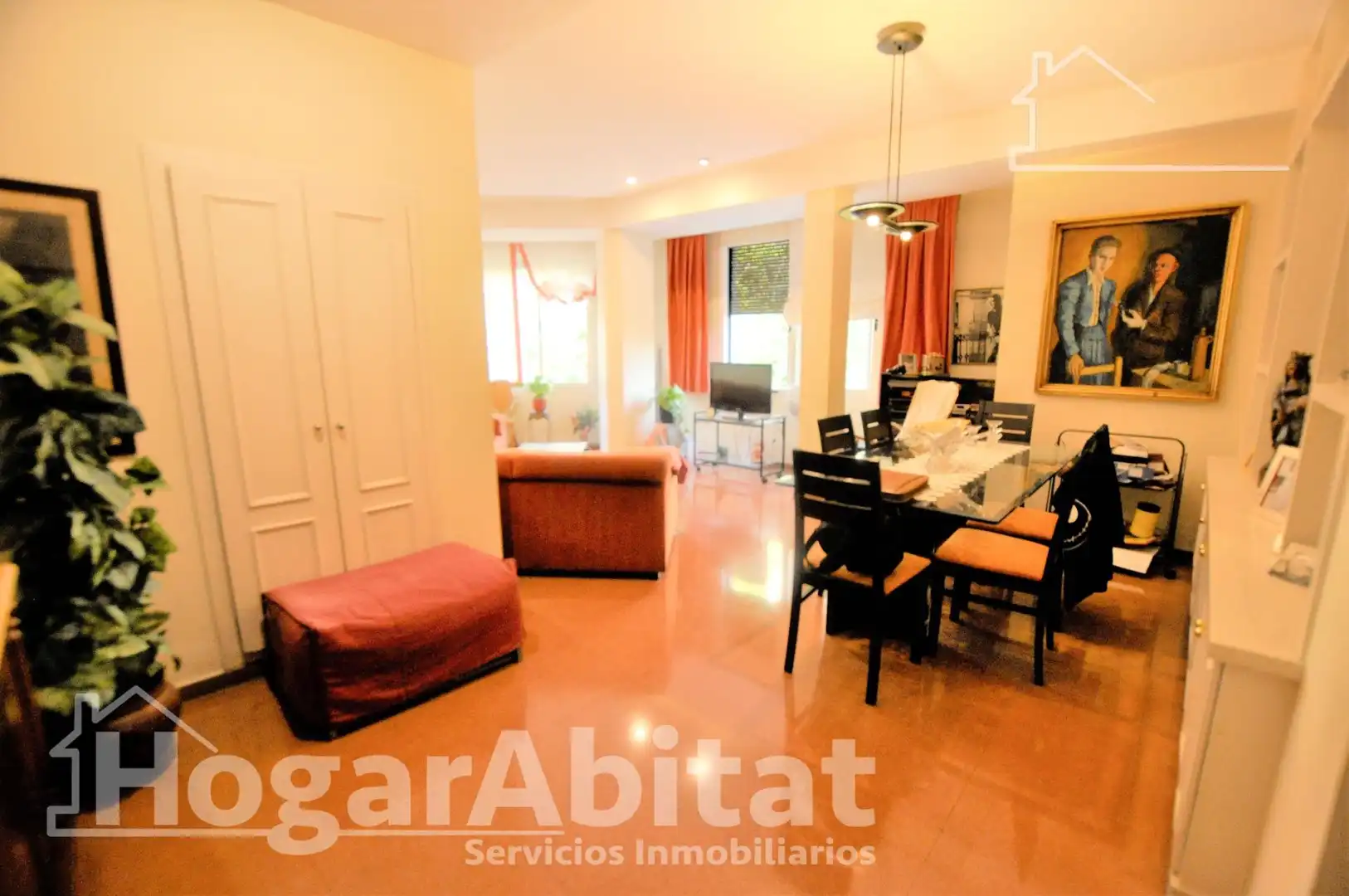 Living room of Flat for sale in Valencia  with Air Conditioner and Heating
