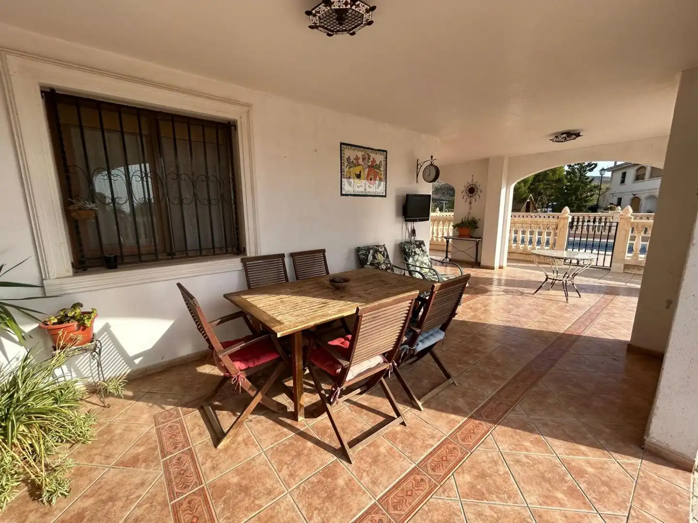 Terrasse von Country house zum Verkauf in Crevillent mit Heizung, Privatgarten und Schwimmbad