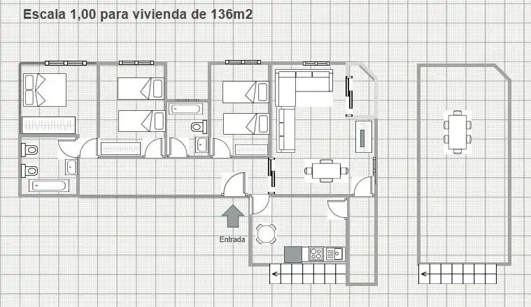 Ático en venta en Almoradí, Alicante