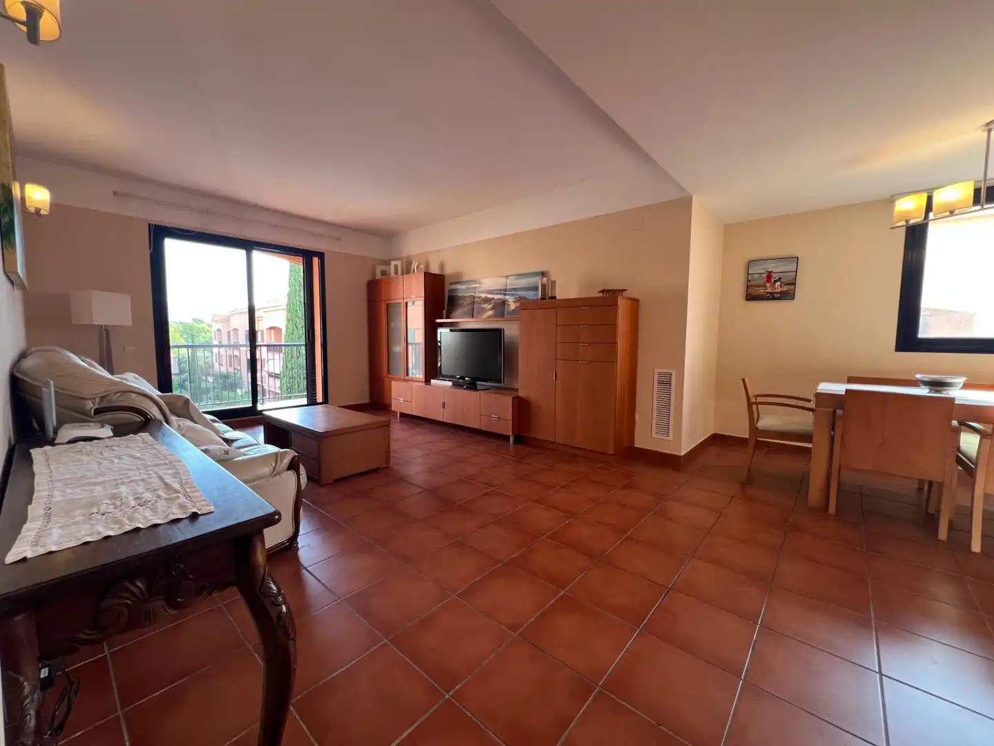 Sala d'estar de Àtic en venda en L'Ametlla de Mar  amb Piscina comunitària