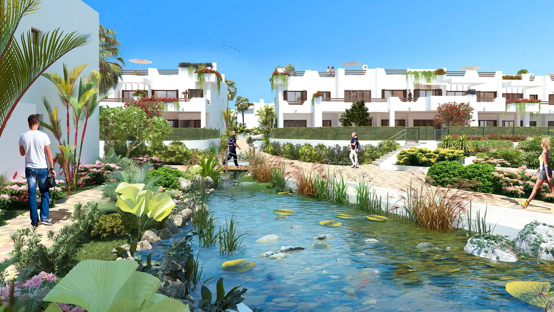 Jardín de Apartamento en venta en Pulpí con Aire acondicionado, Terraza y Piscina comunitaria