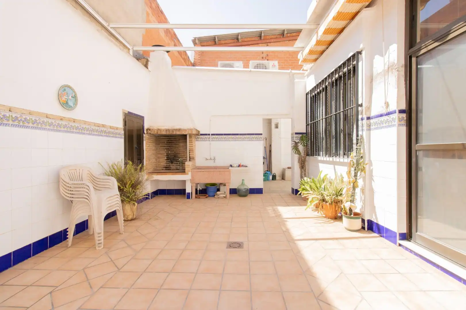 Terrace of Country homes for sale in Rafelbuñol / Rafelbunyol  with Air Conditioner, Terrace and Furnished