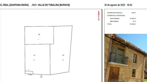 Foto 5 de Residencial en venda a Calle Real, 15, Valle de Tobalina, Burgos
