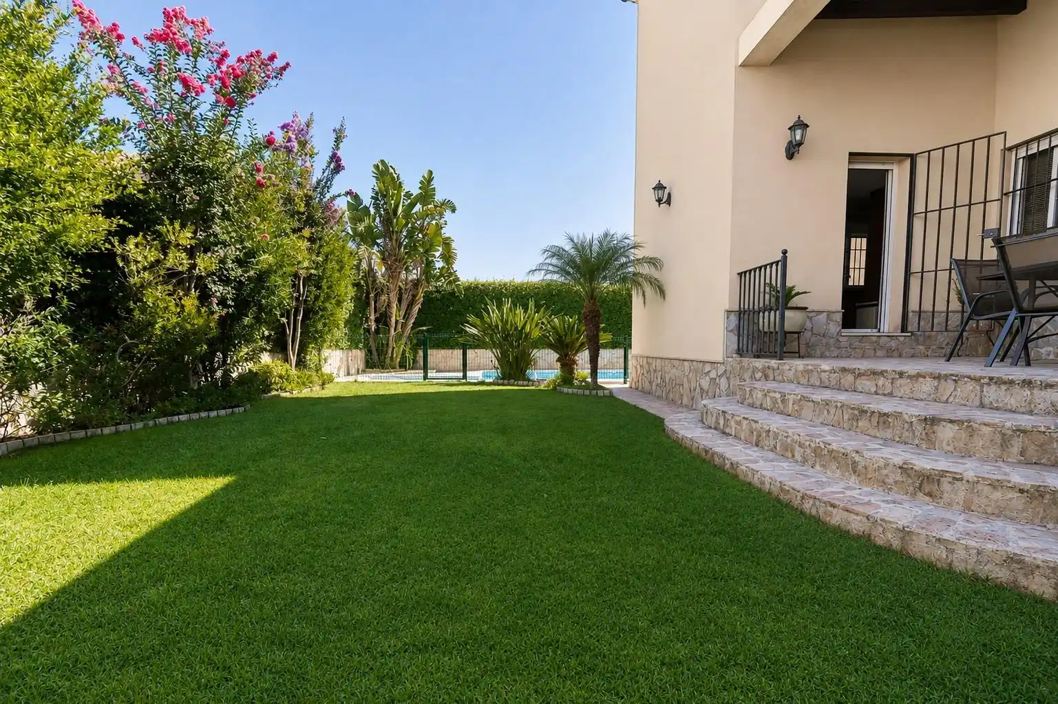 Terrassa de Casa o xalet en venda en Jerez de la Frontera amb Aire condicionat, Calefacció i Jardí privat