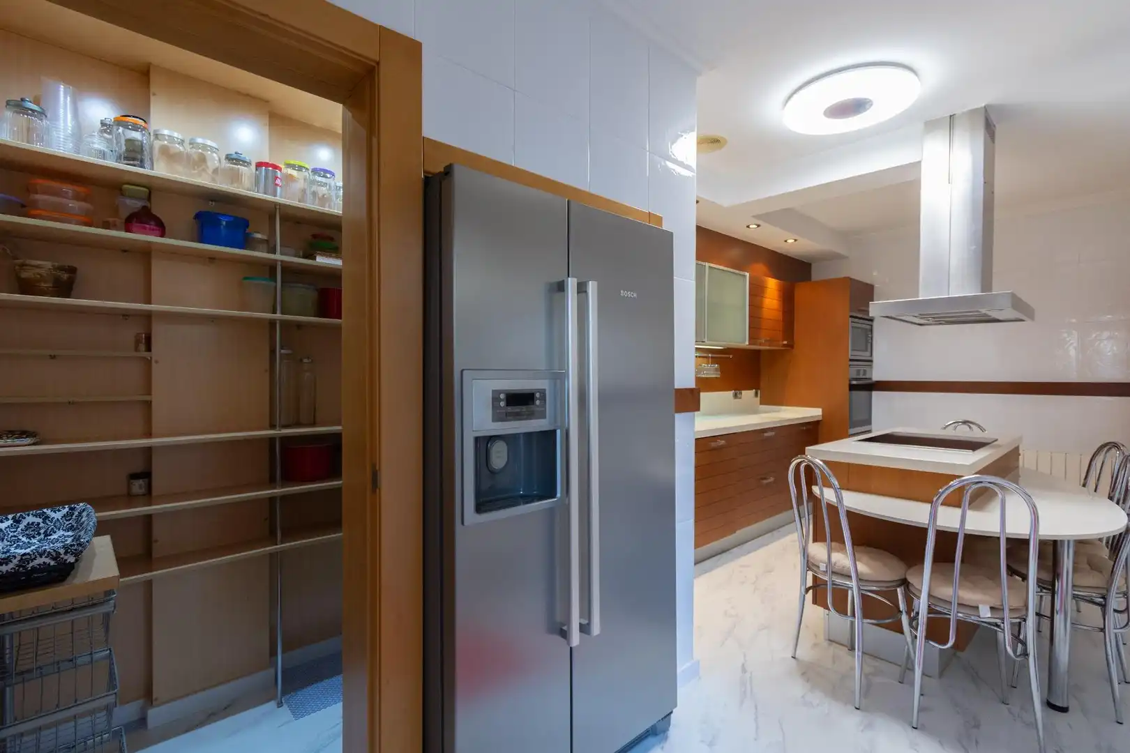 Cocina de Casa o chalet en venta en Fuente Álamo de Murcia con Aire acondicionado, Calefacción y Parquet