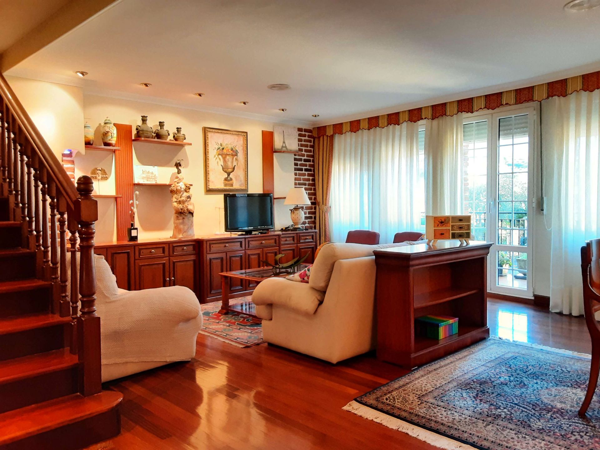 Living room of Single-family semi-detached for sale in Laudio / Llodio  with Heating, Private garden and Balcony