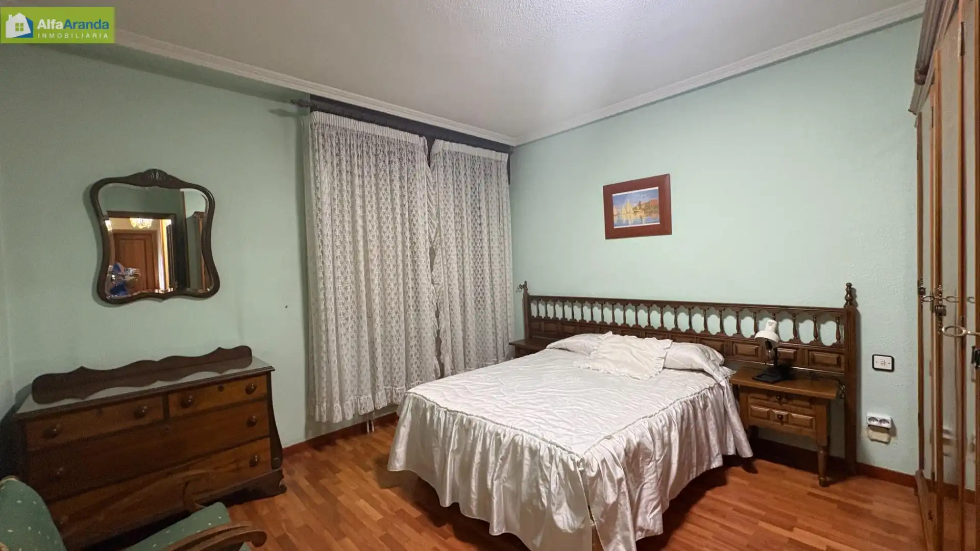 Bedroom of Flat for rent in Aranda de Duero  with Heating, Parquet flooring and Terrace
