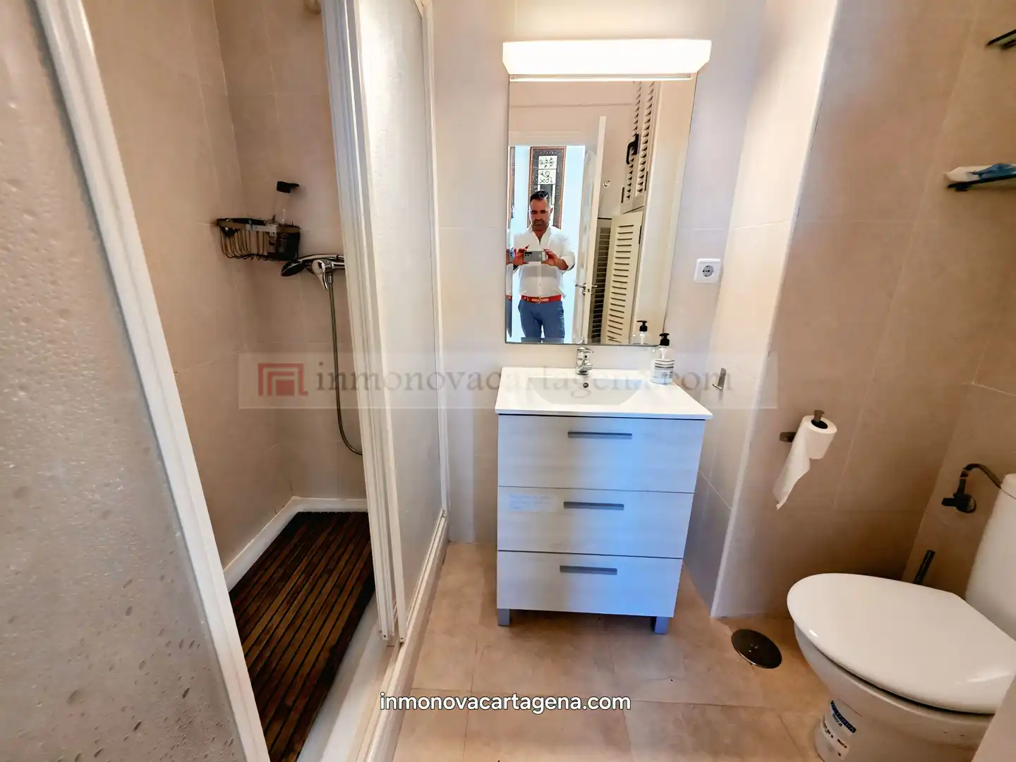 Baño de Casa o chalet en venta en La Manga del Mar Menor con Aire acondicionado, Calefacción y Jardín privado