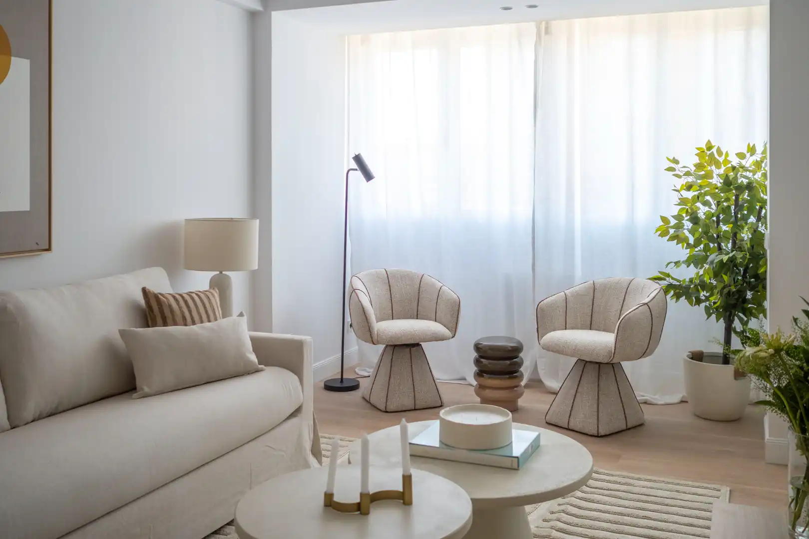 Sala de estar de Piso en venta en Madrid con Aire acondicionado, Calefacción y Amueblado