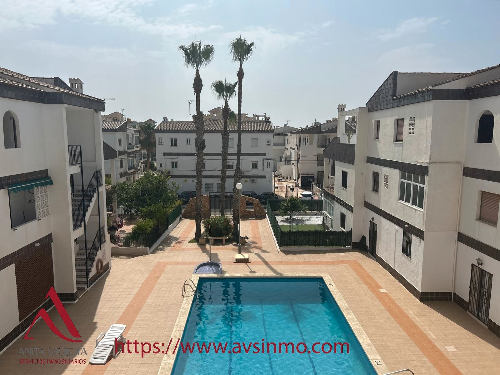 Swimming pool of Apartment for sale in Torrevieja  with Air Conditioner, Heating and Furnished