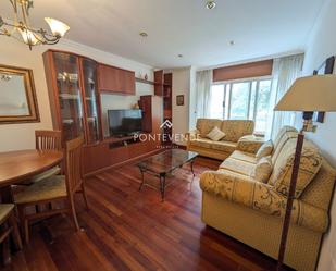 Living room of Flat to rent in Pontevedra Capital   with Heating, Storage room and Furnished