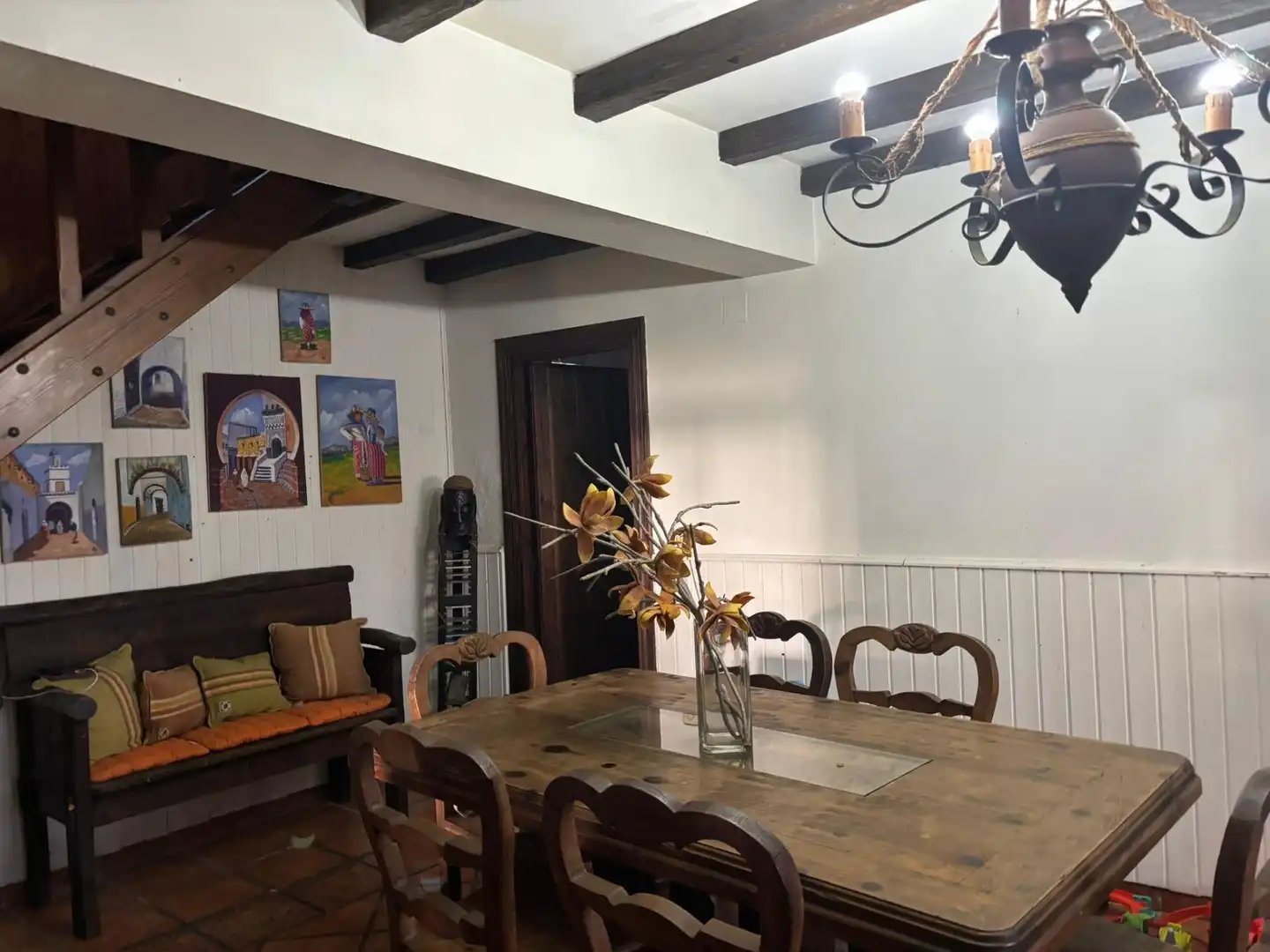 Dining room of Houses for sale in Algeciras  with Community pool