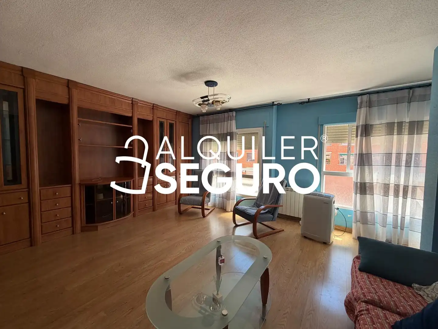 Sala d'estar de Pis de lloguer en Madrid amb Calefacció, Terrassa i Moblat