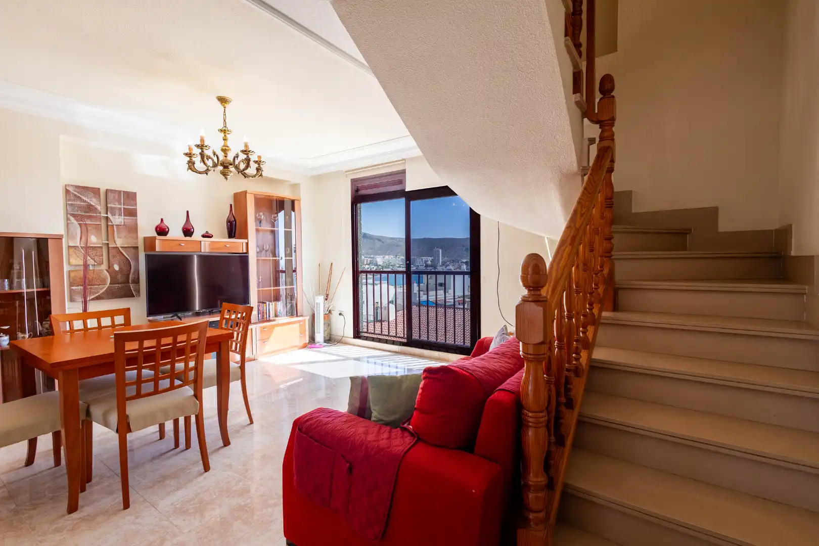 Sala d'estar de Dúplex en venda en Arona amb Aire condicionat, Terrassa i Traster