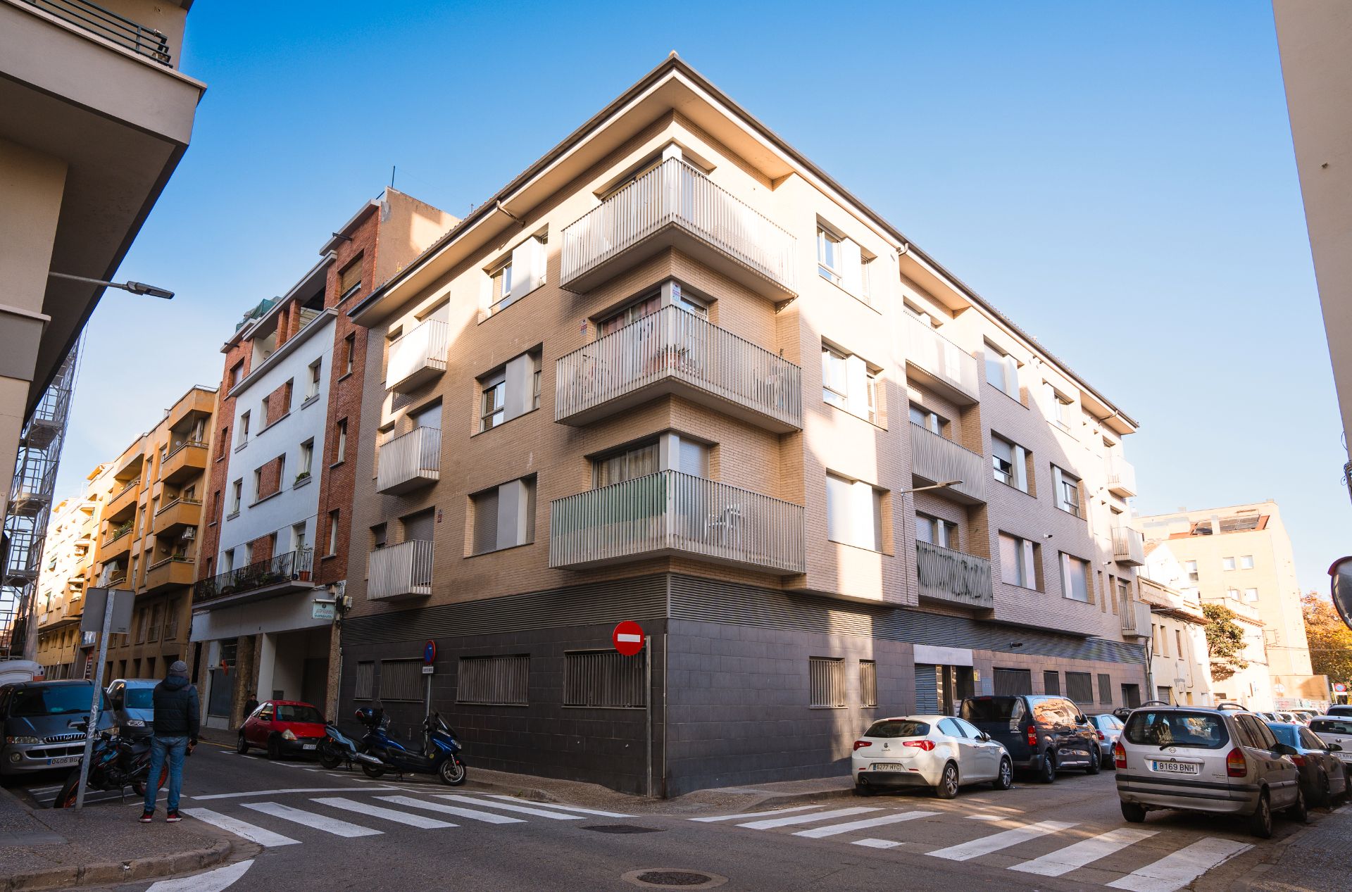 Vista exterior de Piso en venta en Girona Capital con Calefacción