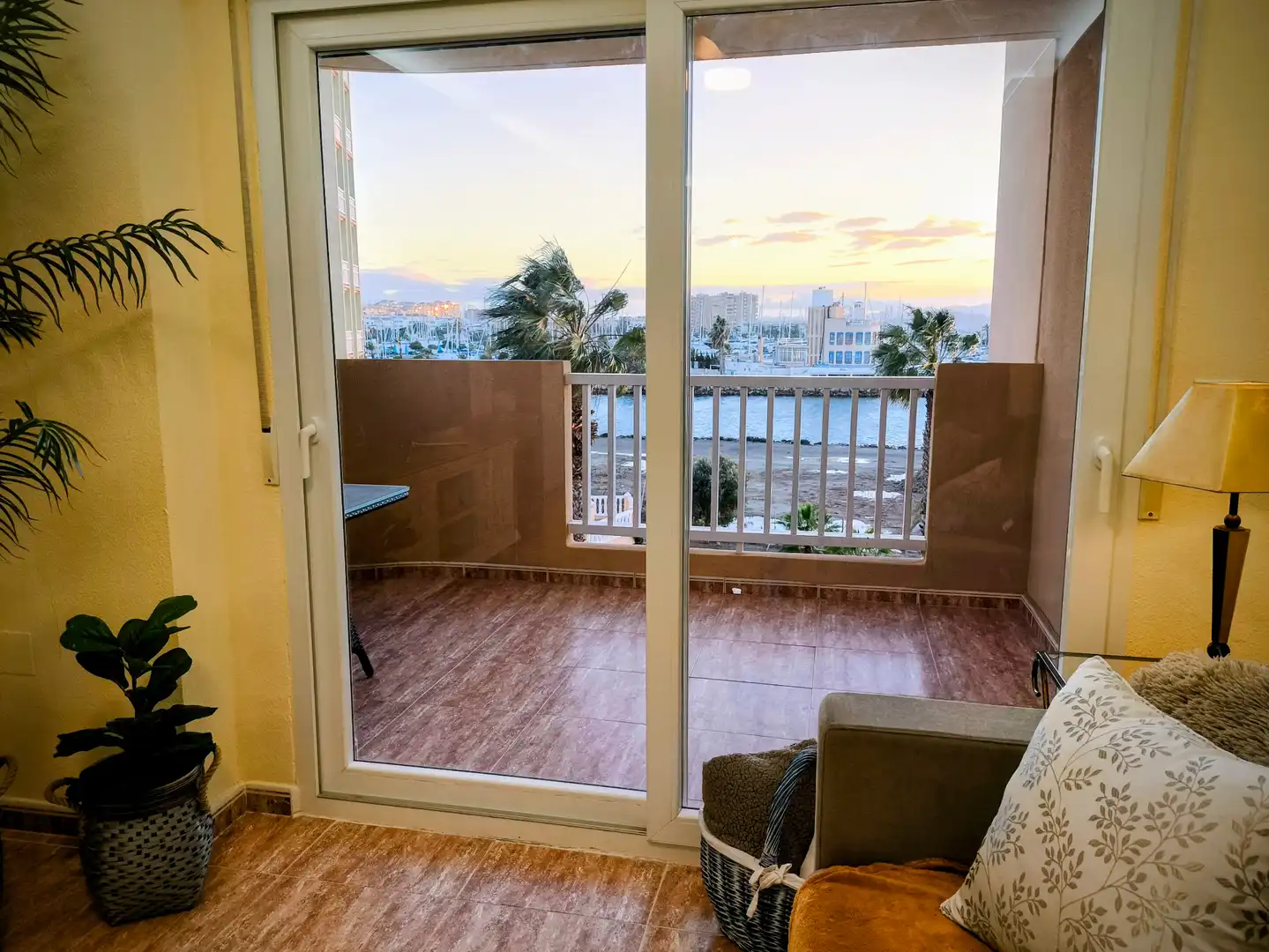 Balcony of Apartments for sale in La Manga del Mar Menor  with Air Conditioner, Heating and Terrace