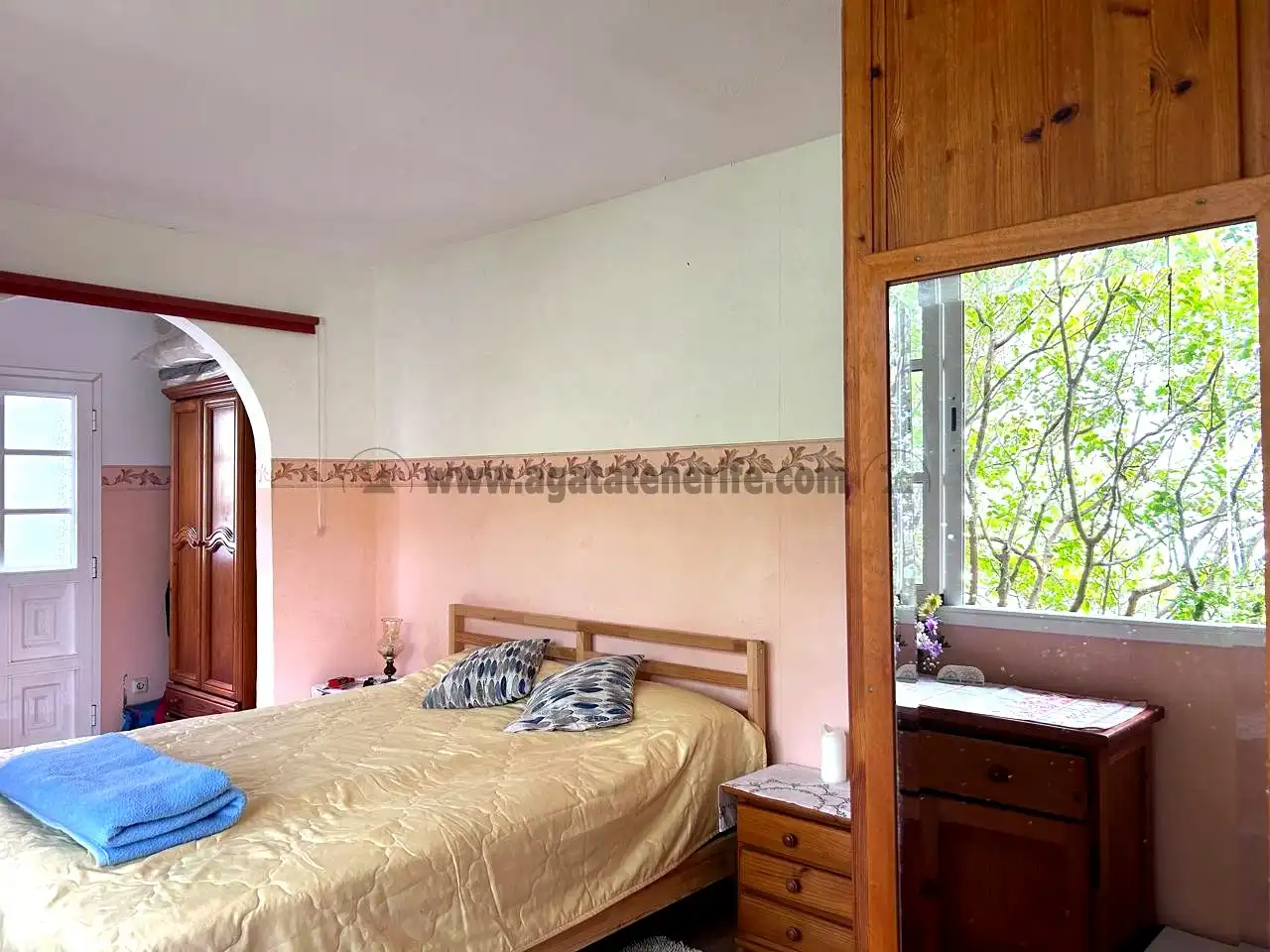 Habitación de Finca rústica en venta en Vallehermoso con Aire acondicionado, Calefacción y Jardín privado