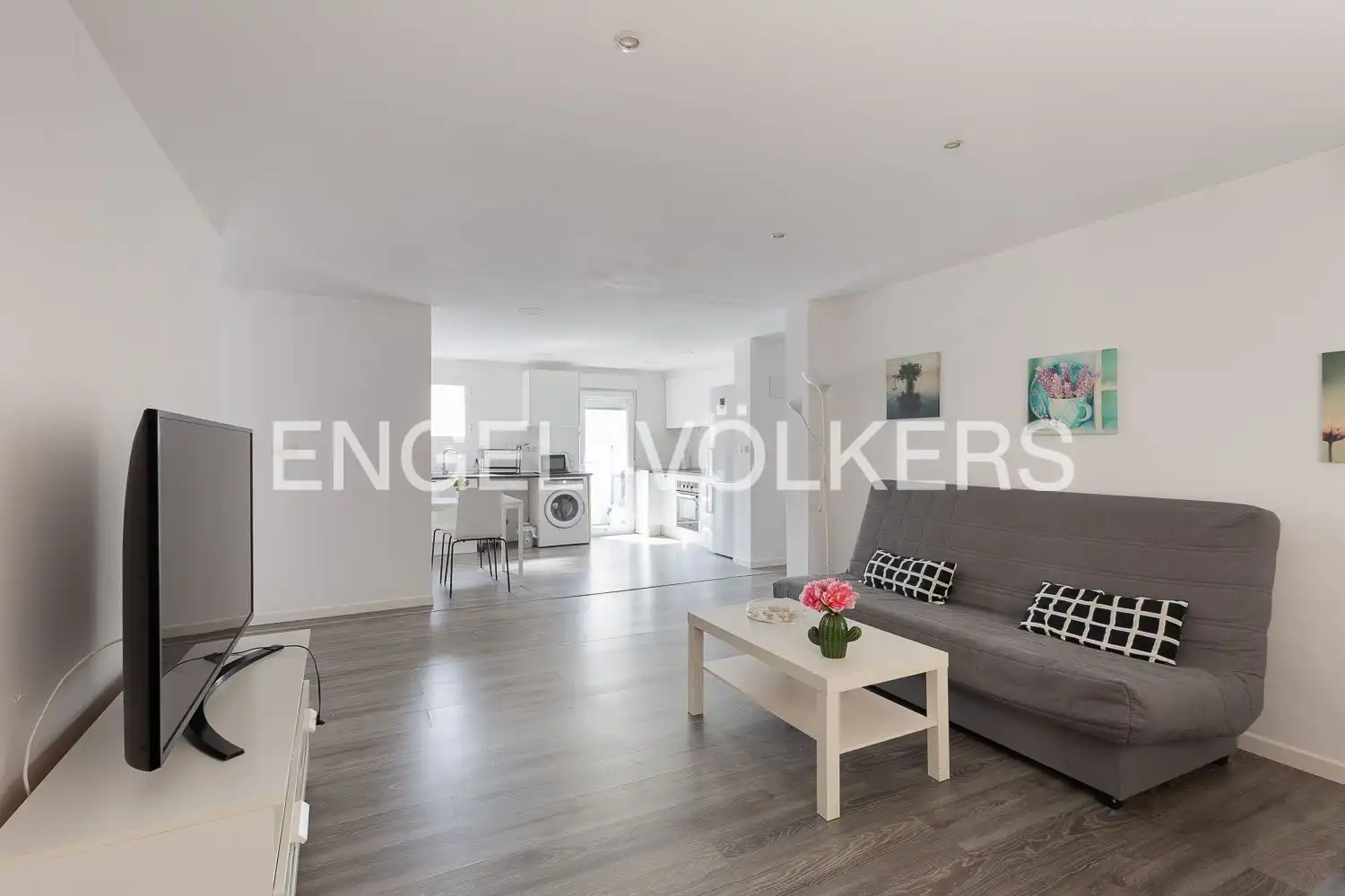 Living room of Flat for rent in Poblats Marítims