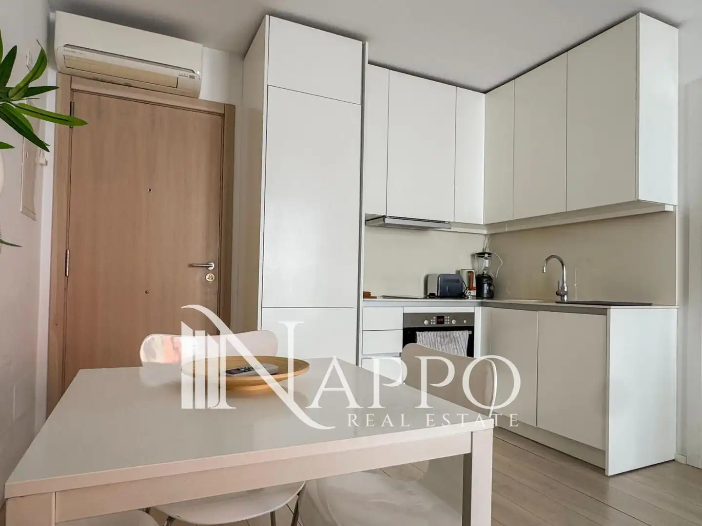 Küche von Wohnung zur Miete in  Palma de Mallorca mit Klimaanlage, Terrasse und Möbliert