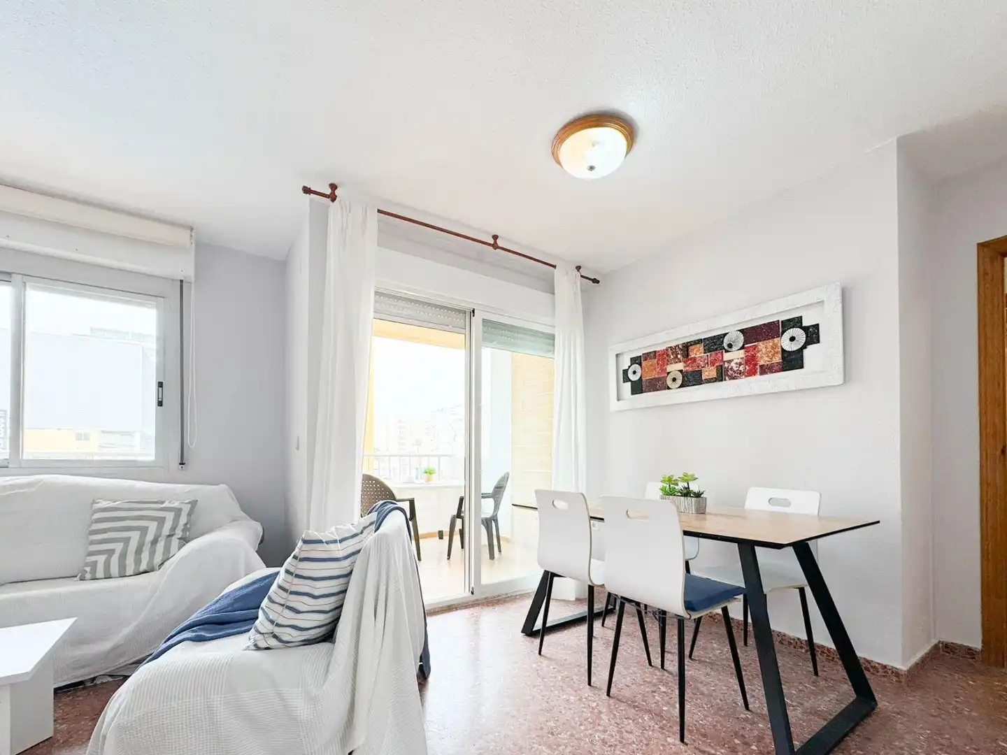 Sala de estar de Apartamento de alquiler en Playa de Gandia