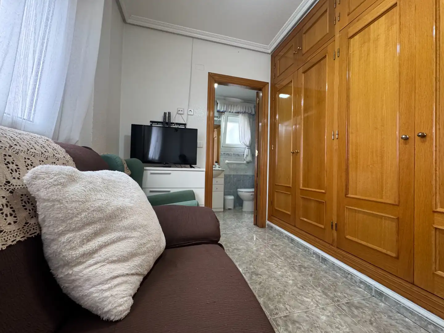 Dormitori de Casa adosada en venda en San Javier amb Aire condicionat, Calefacció i Jardí privat