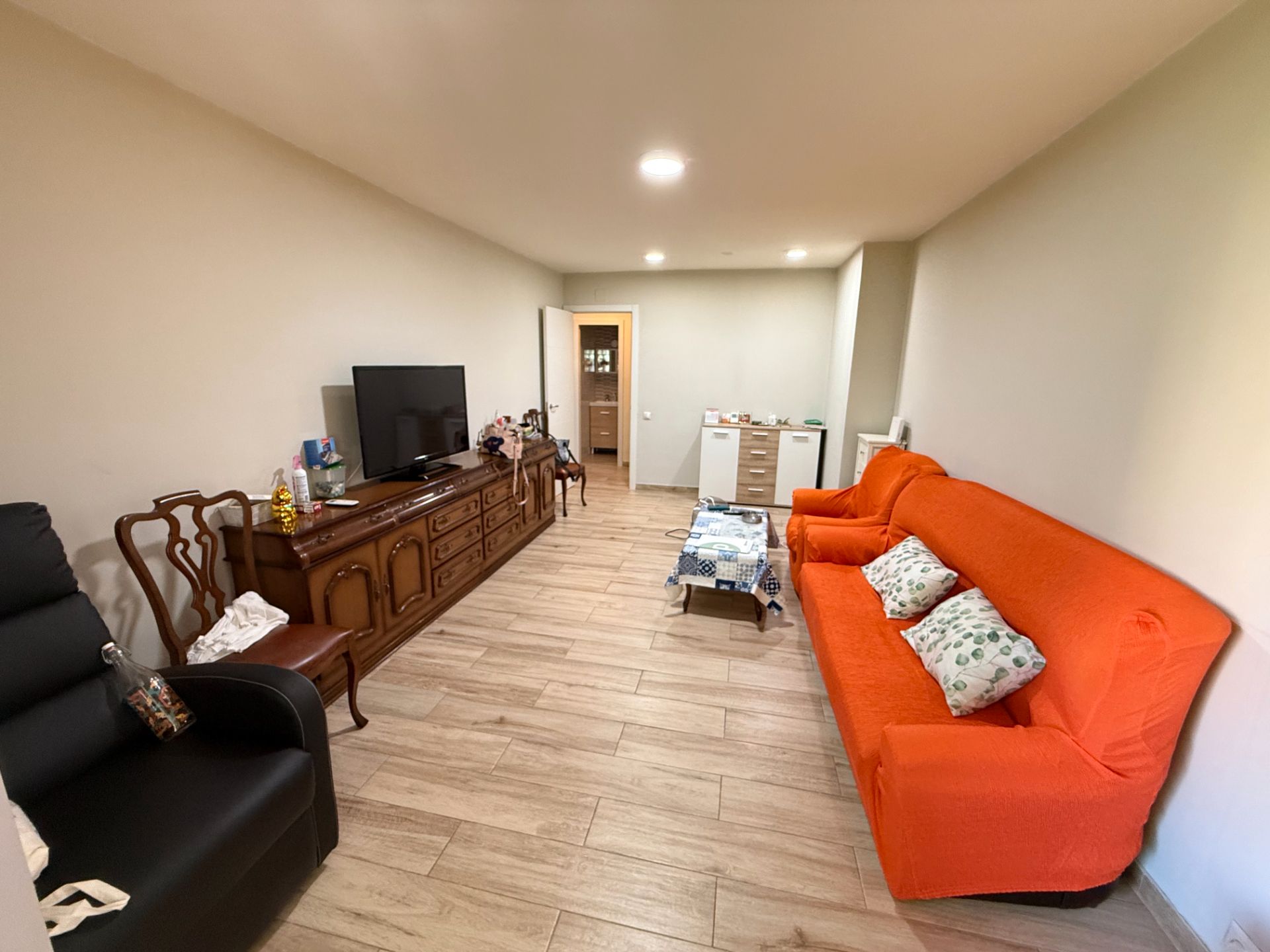 Living room of Flat for sale in  Madrid Capital  with Air Conditioner, Heating and Terrace