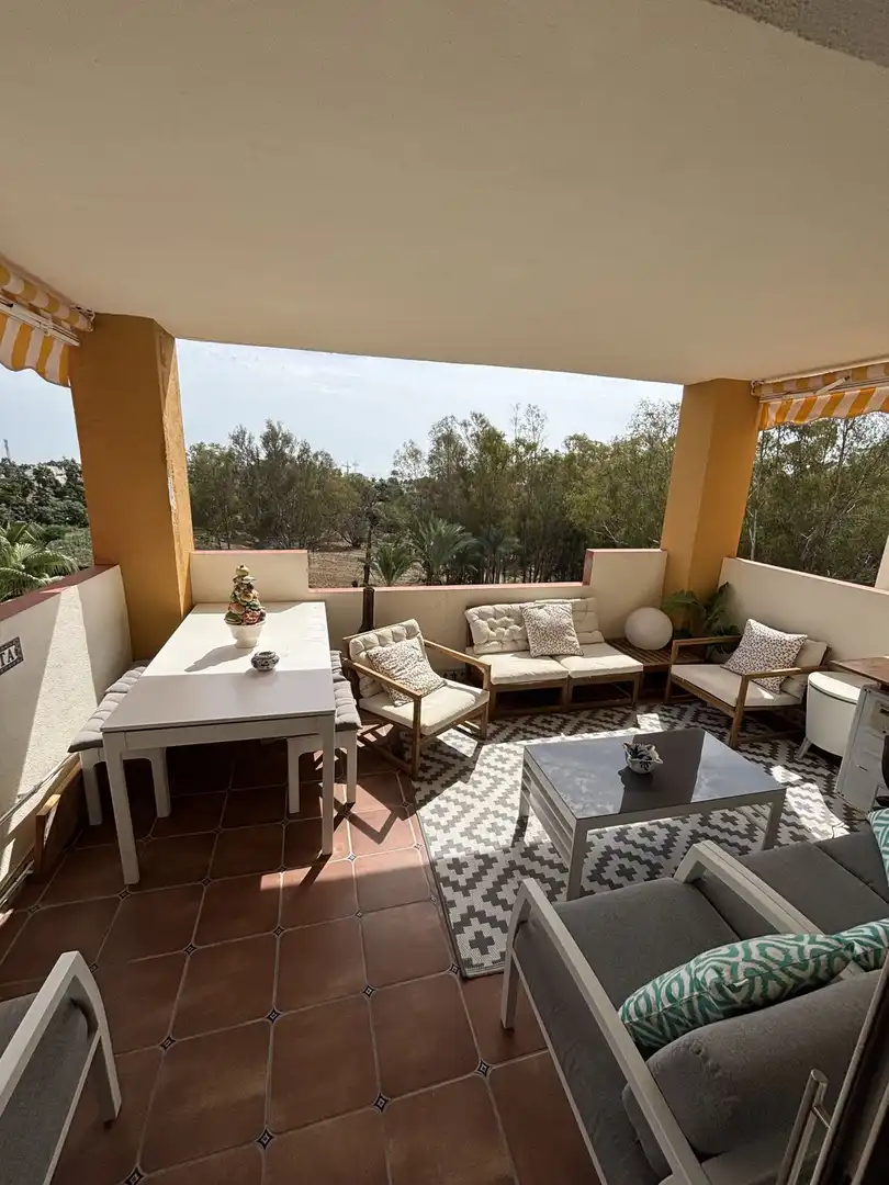 Terraza de Apartamento de alquiler en Benamara - Atalaya