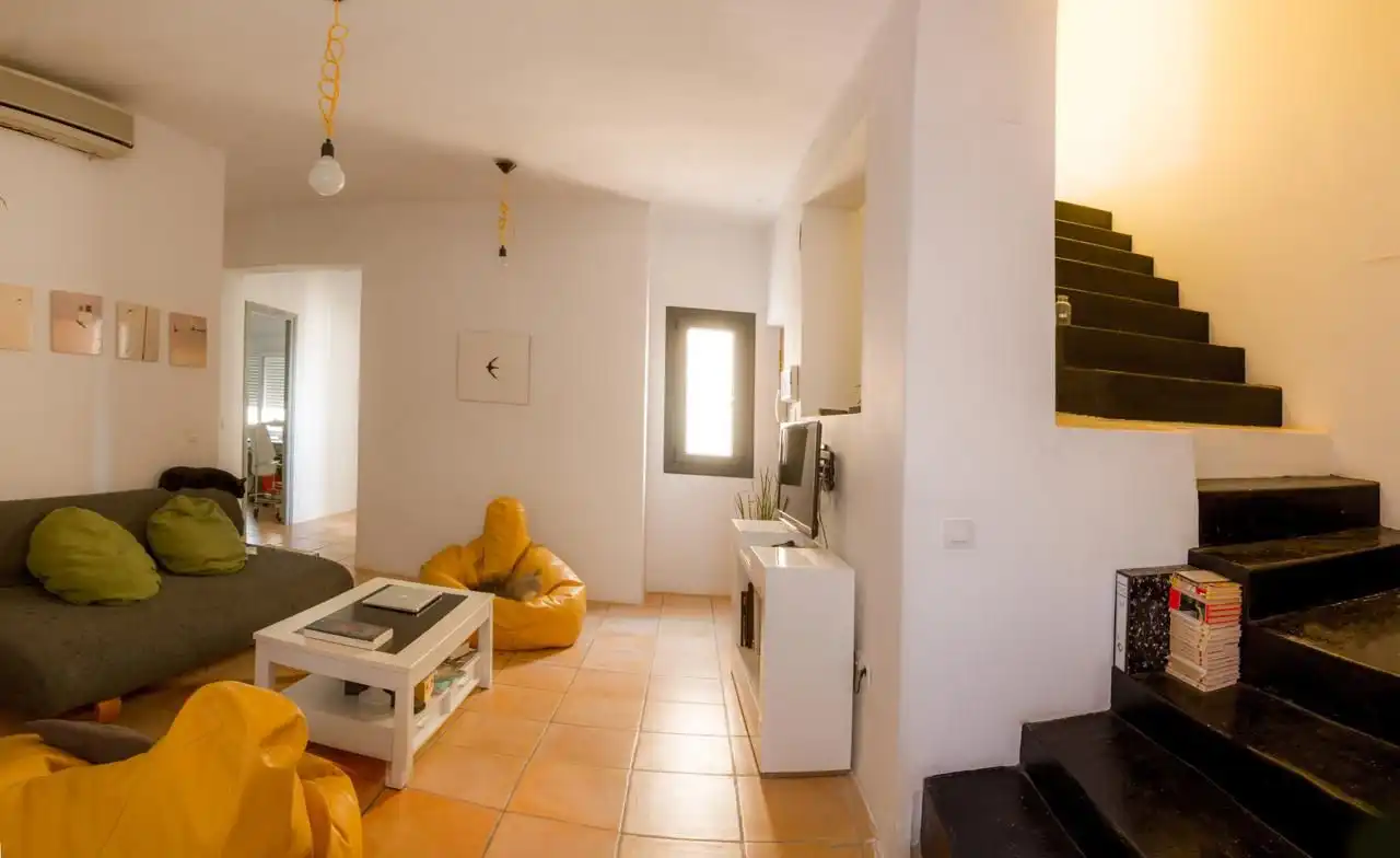 Sala de estar de Piso en venta en Badajoz con Terraza, Trastero y Amueblado