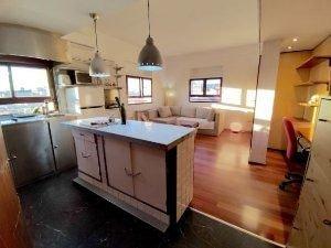 Kitchen of Loft to rent in  Madrid Capital  with Air Conditioner and Terrace
