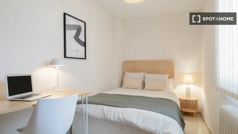 Bedroom of Flat for share in Alicante / Alacant  with Air Conditioner, Heating and Furnished