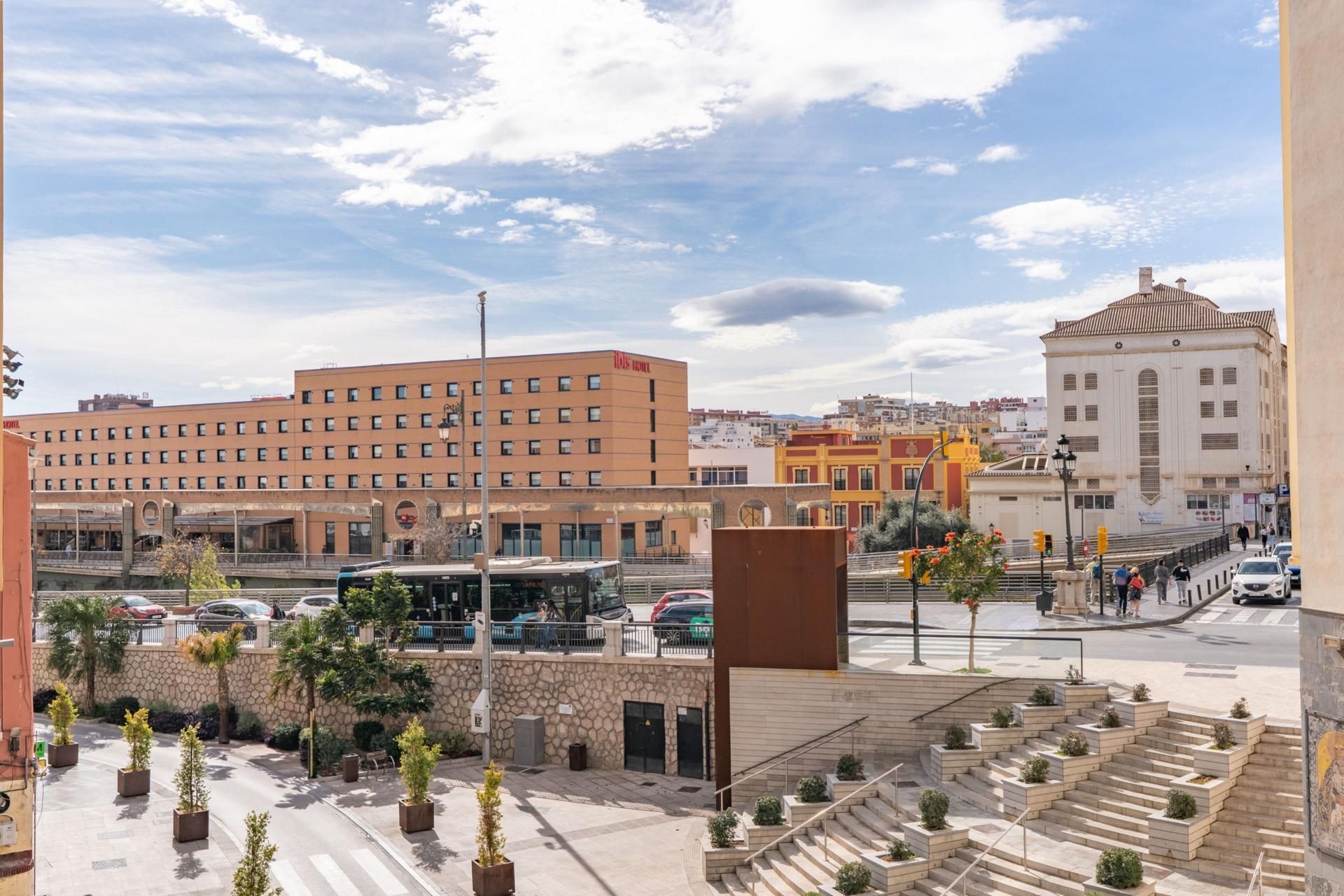 Exterior view of Flat for sale in Málaga Capital  with Air Conditioner, Heating and Balcony