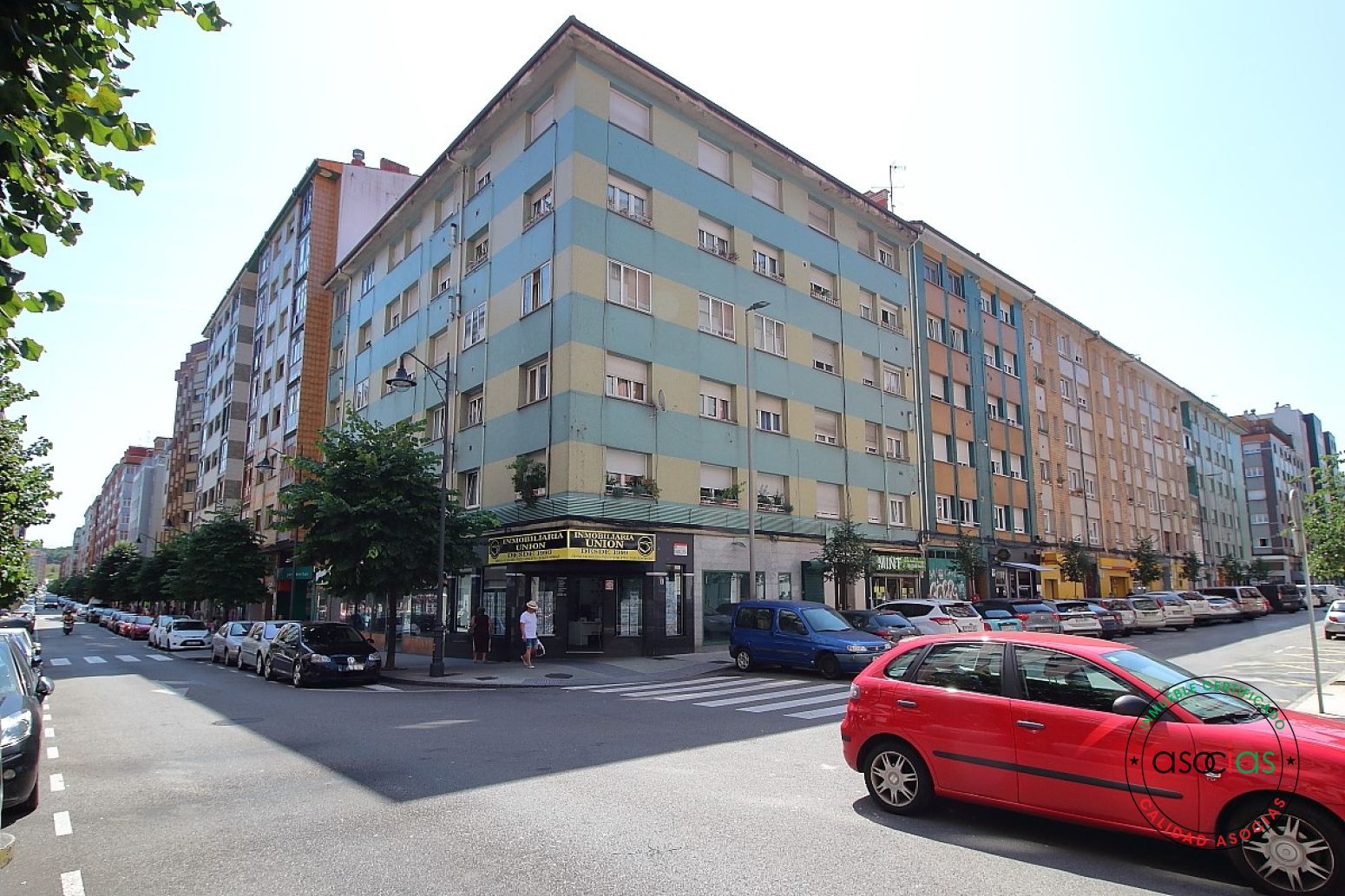 Exterior view of Flat for sale in Gijón   with Heating, Parquet flooring and Furnished