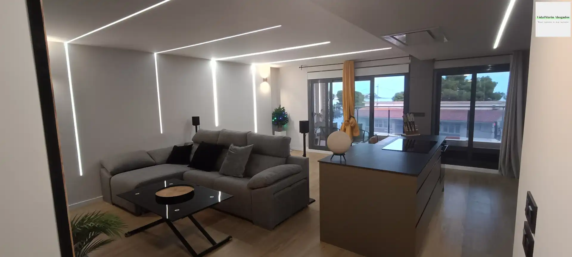Sala d'estar de Pis de lloguer en Alicante / Alacant amb Aire condicionat, Calefacció i Terrassa