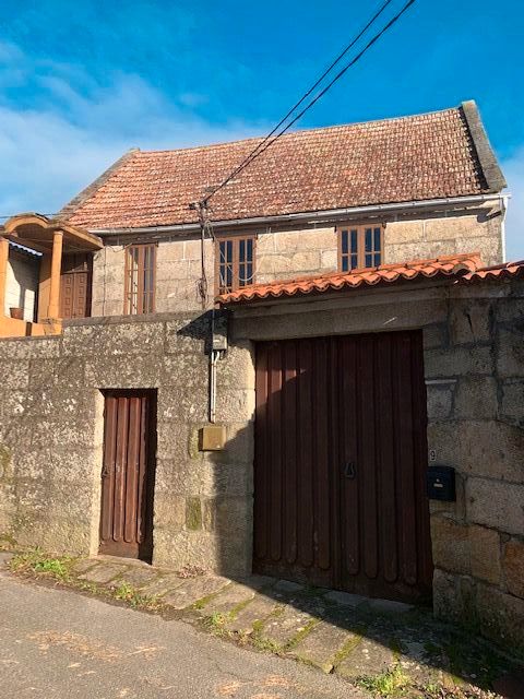 Exterior view of Country house for sale in Meaño  with Private garden