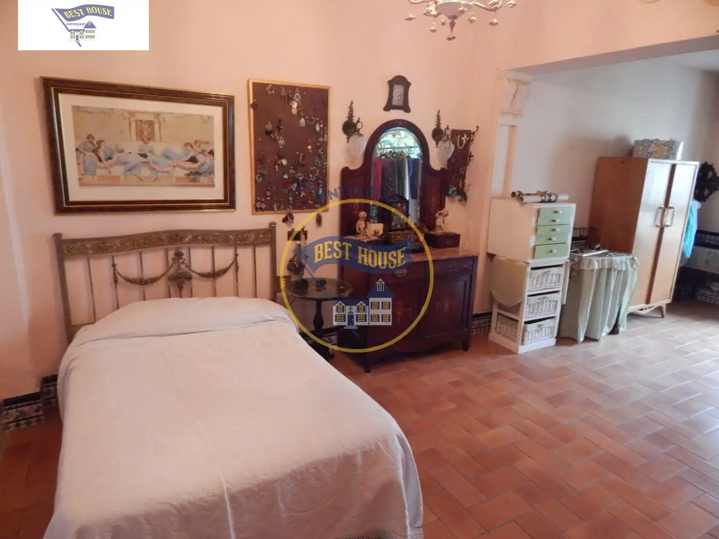 Bedroom of Houses for sale in Ontinyent  with Private garden, Storage room and Swimming Pool