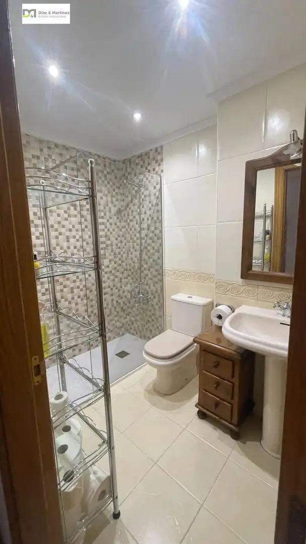 Bany de Apartament de lloguer en León Capital  amb Calefacció, Parquet i Moblat